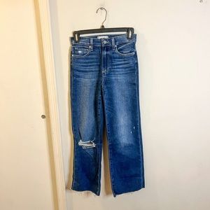 Paige Atley ankle flare, altered in length, blue, size 24